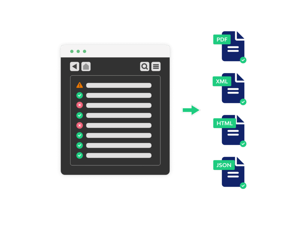 Different types of reports in pdfToolbox