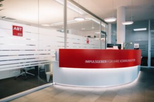 ABT Mediengruppe entrance room
