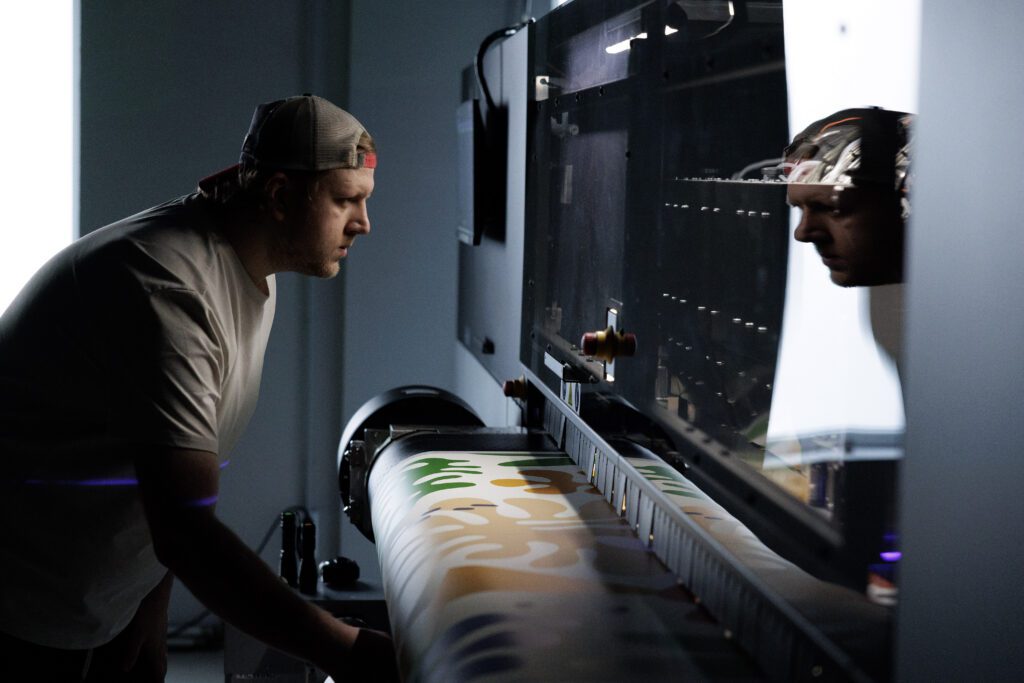 fancy walls printing process
